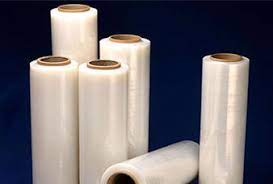 Clear stretch film rolls